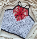 Salt n Pepper Spiderweb Top Medium
